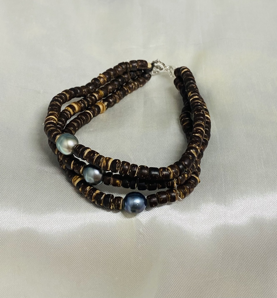 BRACELET COCO FIN 3 PERLE