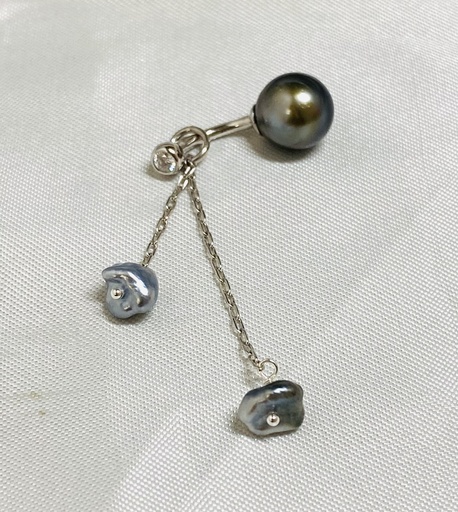 [PIART0001] PIERCING TIA ZIRCON PENDANT