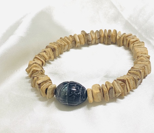 [BRELC0003] BRACELET COCO PERLE GRAVEE